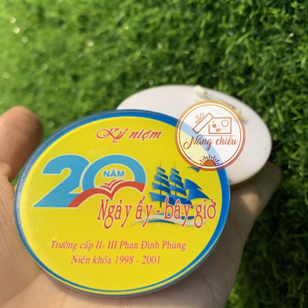 Huy hiệu cài áo- in logo- hình ảnh theo yêu cầu