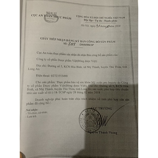 Mỹ Xuân Pro Beauty - Tăng cường nội tiết tố nữ - Da nhăn, sạm da, nám da, tàn nhang