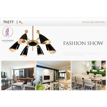 Đèn chùm Bá Tước ánh sáng 2 chiều TH277