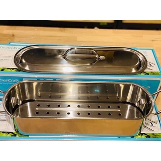 Nồi hấp cá Kitchen Craft 45cm có nắp đậy