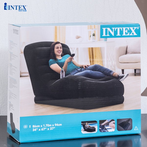 Ghế hơi tựa lưng thư giãn cao cấp intex 68595