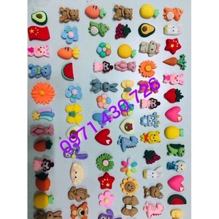 Combo hình dán ba chiều, hình dán 3D trang trí bình nước