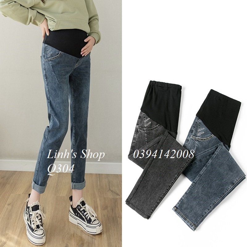 Quần Jean Bầu Q304