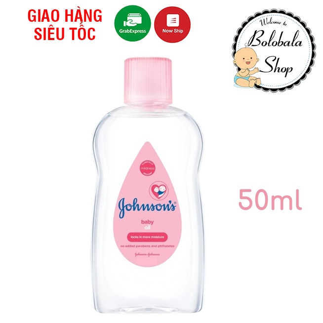 Dầu Dưỡng Ẩm Mát Xa Johnson's Baby Oil 50ml/ 200ml