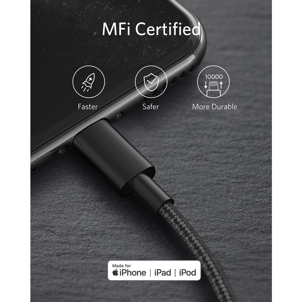 Mua Dây cáp sạc nhanh Anker PowerLine bọc dù USB Type C ra to Light ...