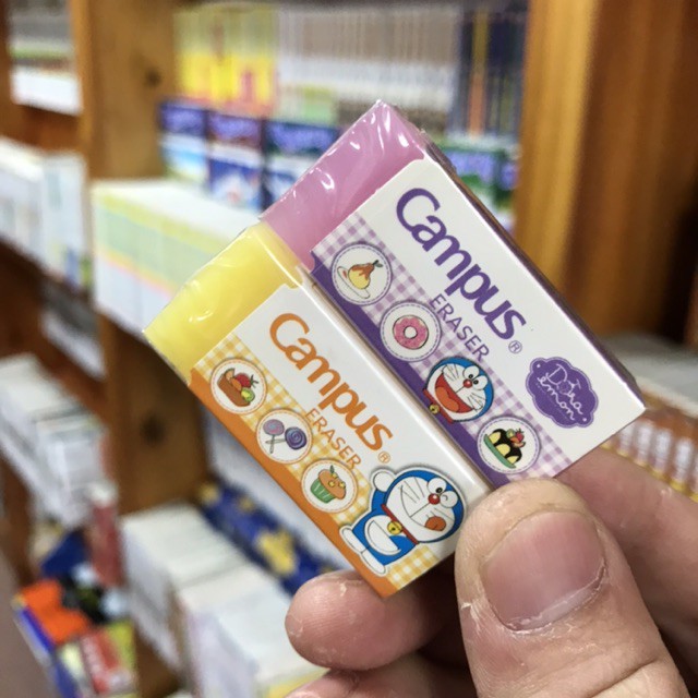 Tẩy Campus Doraemon Eraser, Gôm Tẩy Sạch và Mềm