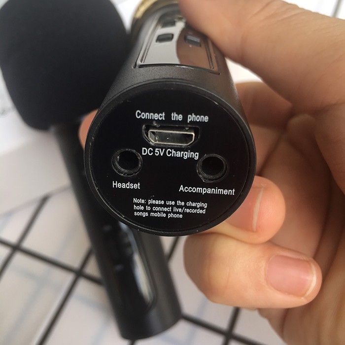 Mic thu âm C11 bản nâng cấp kết nối máy tính PC, học online, karaoke trên điện thoại