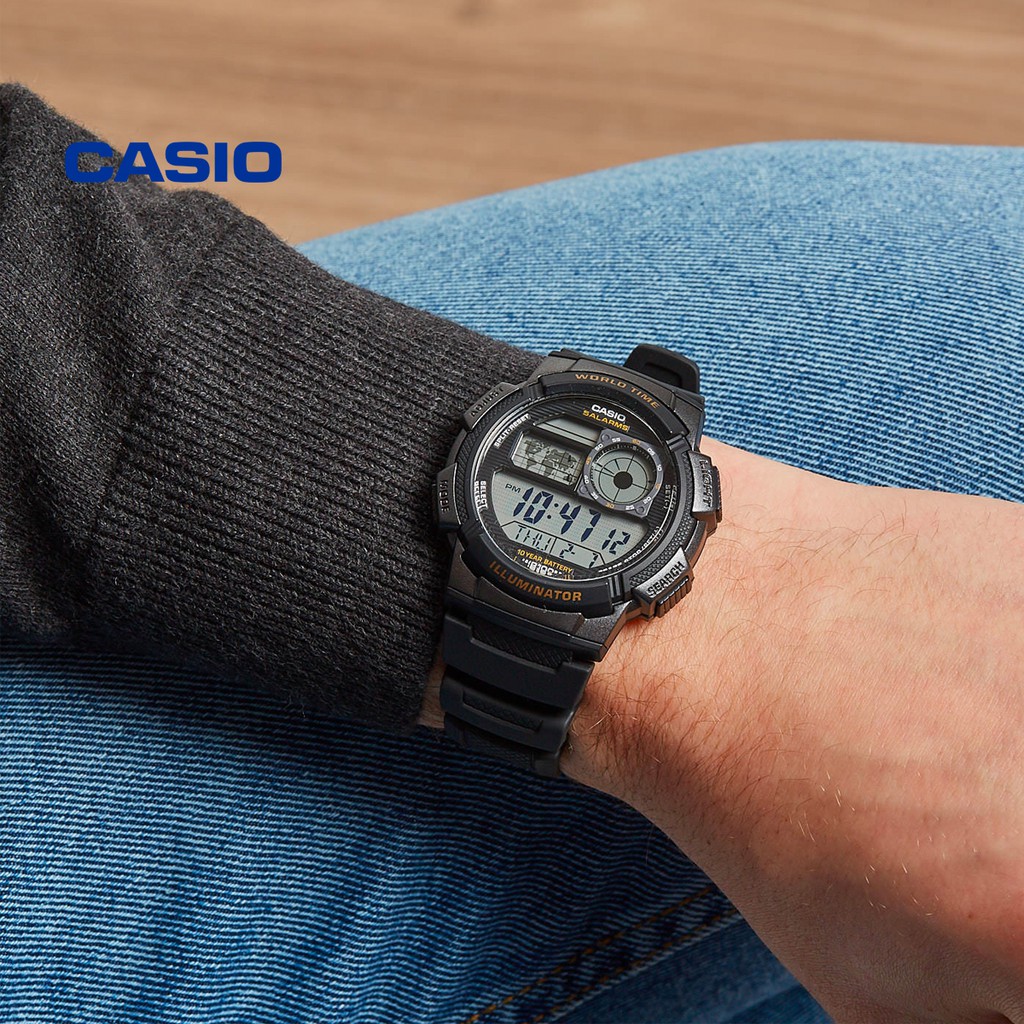 Đồng hồ nam CASIO AE-1000W-1AVDF thể thao chính hãng - Bảo hành 1 năm, Thay pin miễn