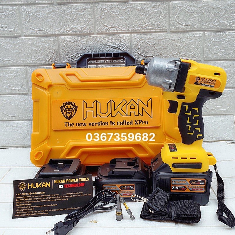 Máy khoan pin Hukan X1 chuyên vít, thương hiệu chính hãng
