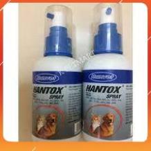 Xịt trị ghẻ ve bọ chét Hantox - Spray cho Chó mèo - 100ml - hiệu quả lâu dài