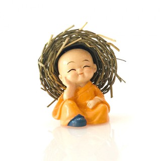 Bộ Tượng Chú Tiểu Tứ Không Có Nón Rơm