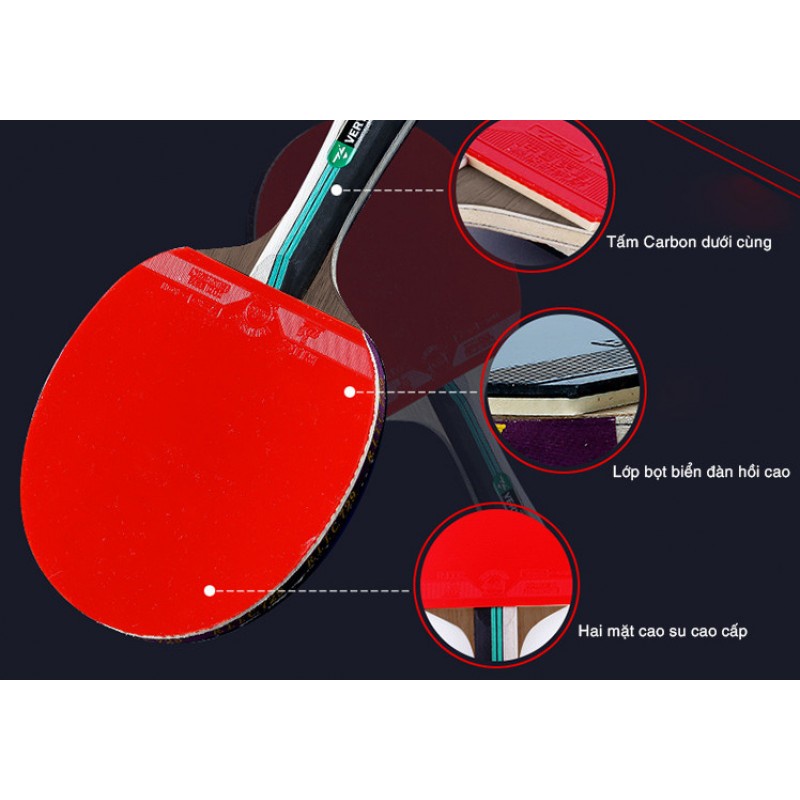 Vợt bóng bàn 729 Very 9 sao