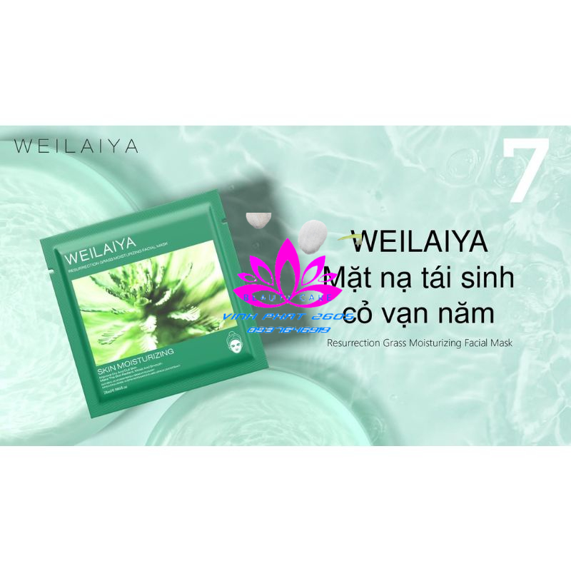 MẶT NẠ WEILAIYA TRẮNG DA CHÍNH HÃNG HỘP 10 MIẾNG BAO PHÊ