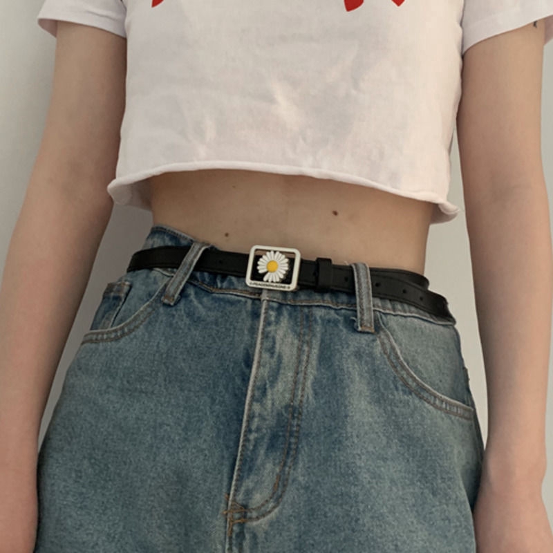 Thắt lưng thời trang hình hoa cúc xinh xắn