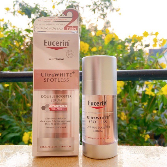 Eucerin Tinh chất giảm thâm nám và dưỡng trắng da Eucerin UltraWHITE+ Spotless Double Booster Serum 30ml