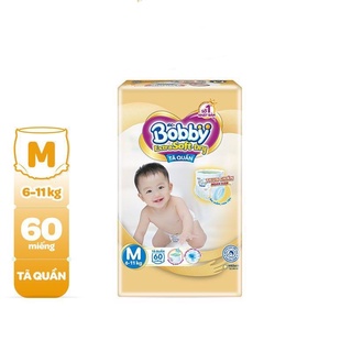 [Được Chọn Quà]Tã quần cao cấp Bobby Extra Soft Dry S70/M60/L52/XL46/XXL42