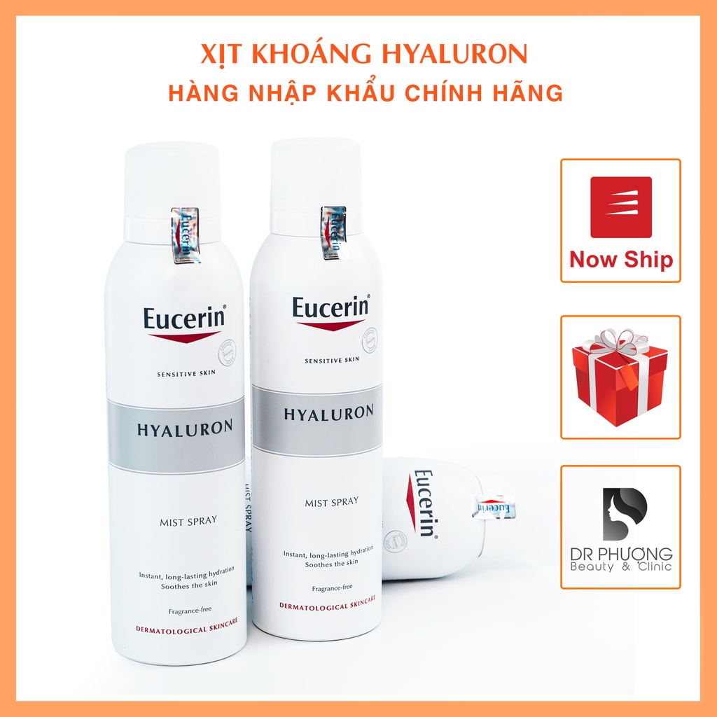 [CHÍNH HÃNG] Xịt Khoáng Cho Da Nhạy Cảm Xịt khoáng Eucerin HYALURON