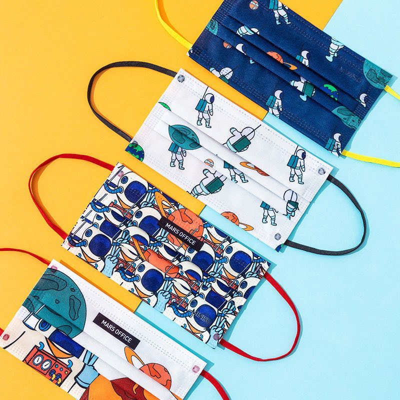 Khẩu Trang Y Tế Họa Tiết 3 Lớp | Khẩu Trang Quà Tặng In Hình Dễ Thương Dành Cho Người Lớn