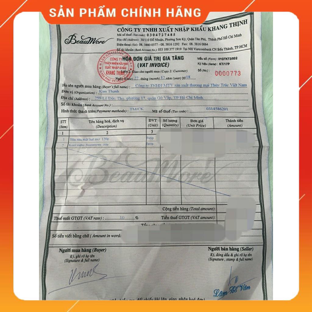 Sữa Rửa Mặt Hạt Mơ Beaumore