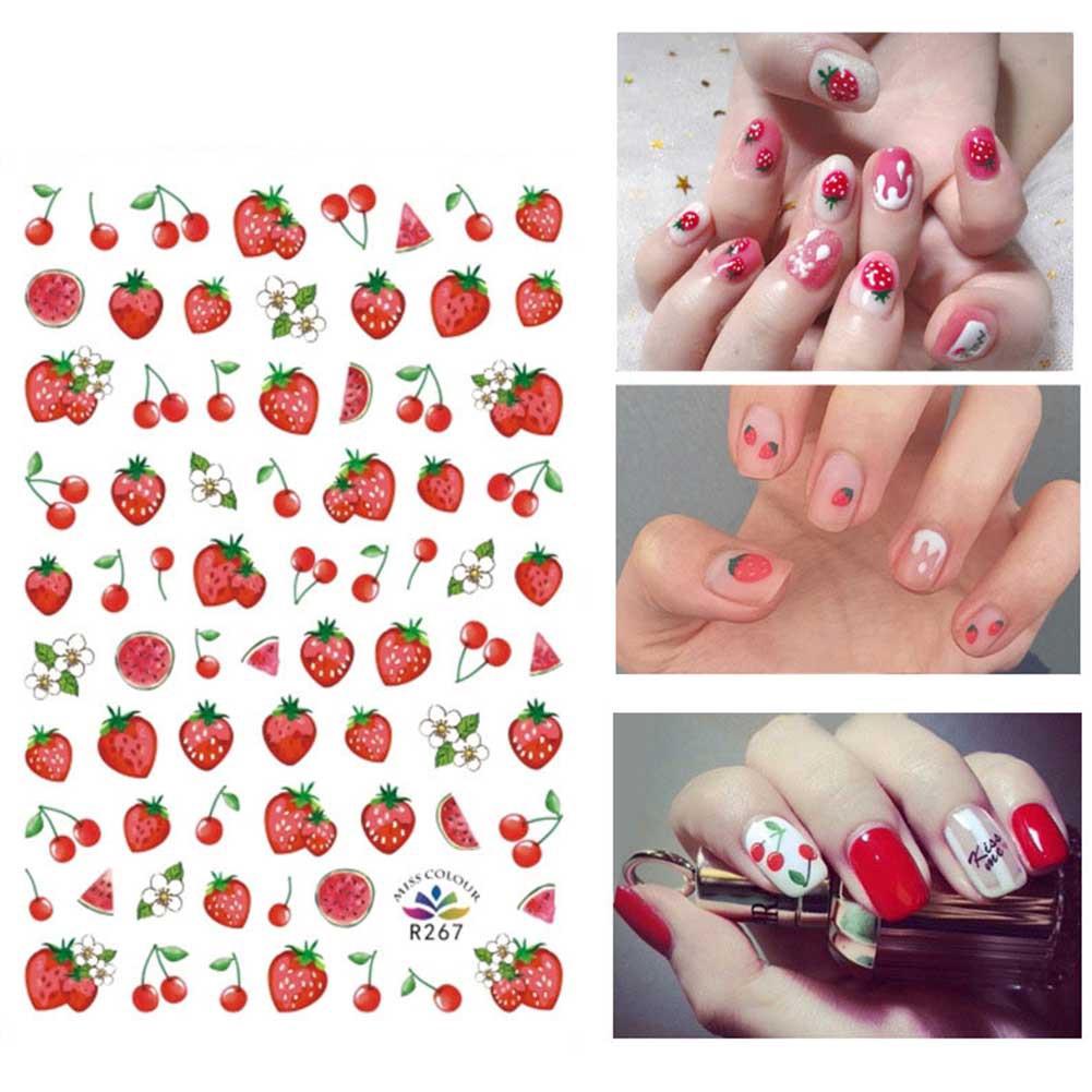 [Hàng mới về] Miếng dán 3D trang trí móng nghệ thuật