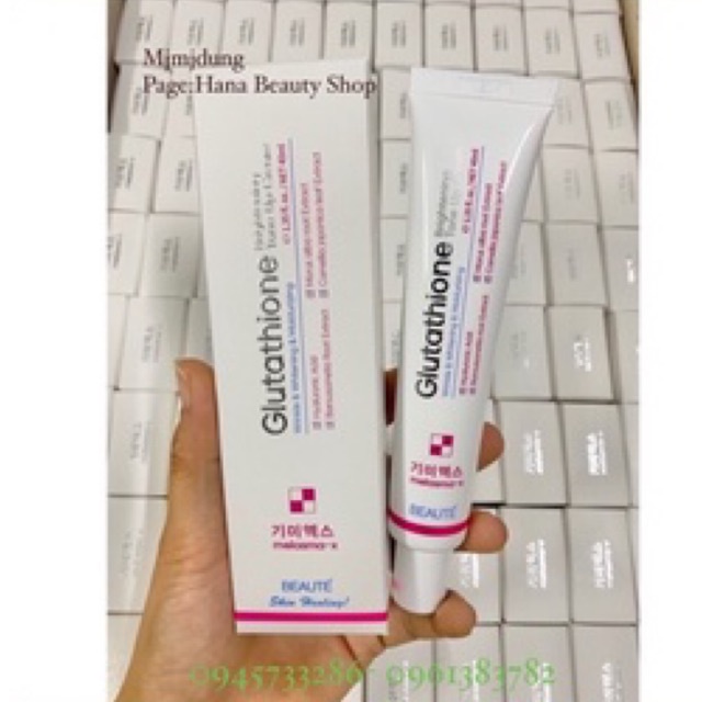 Kem dưỡng trắng da Melasma 3D Glutathione