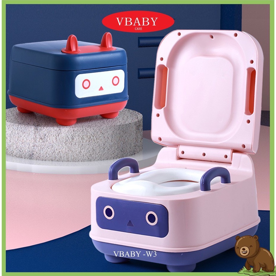 Bô vệ sinh cho bé V-BABY W4 và W3 -Cho bé trai & bé gái