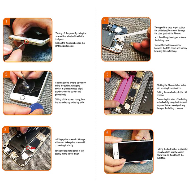 Baseus Original High Capacity 2250mAh Polymer Battery For IPhone7 Battery For Iphone 7 Batteria