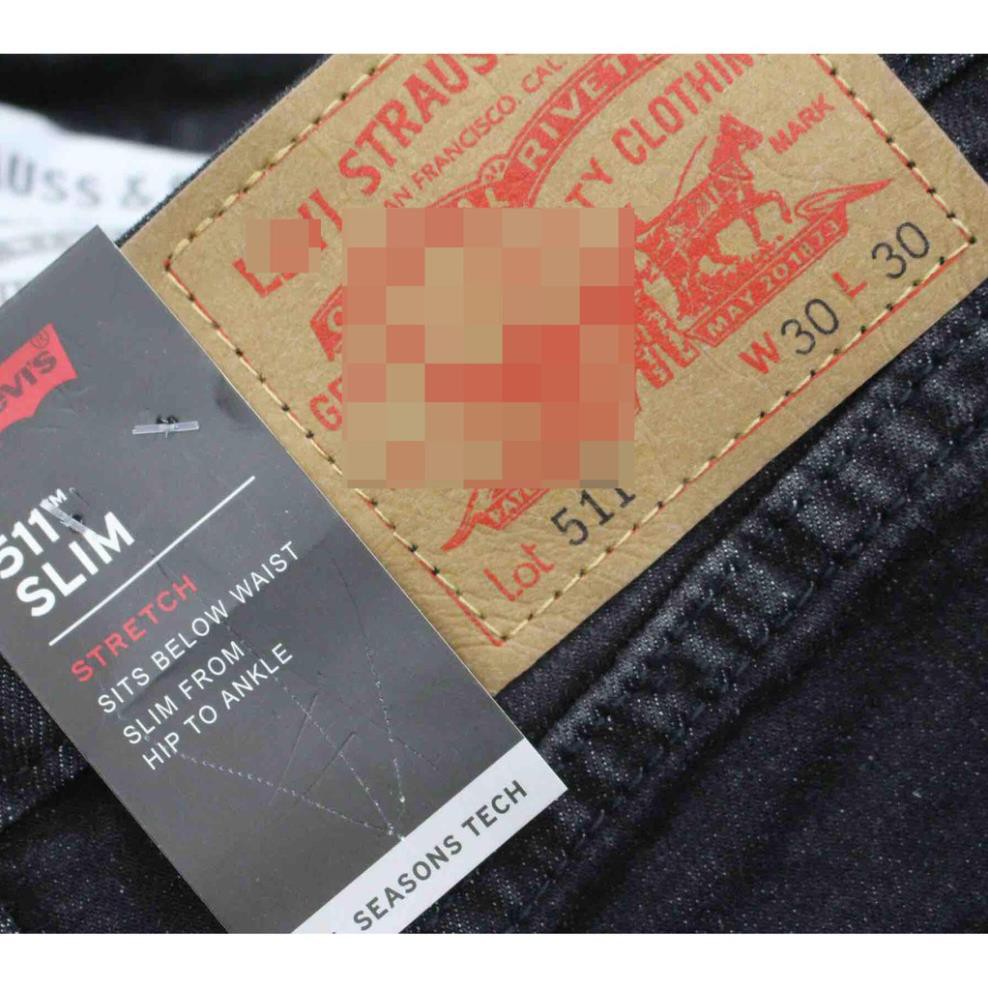 Quần Jeans Levis 511 xám Made in cambodia T02 !