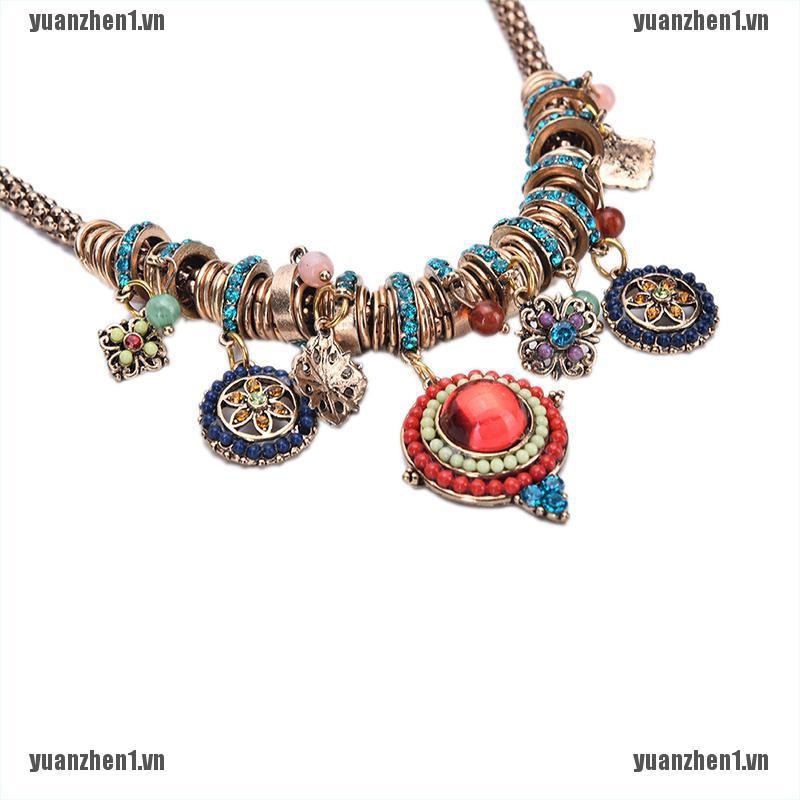 [YUANZHEN1] Vòng Cổ Tua Rua Phong Cách Bộ Lạc Thổ Nhĩ Kỳ Gypsy