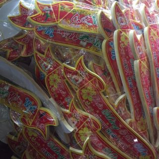 Trọn bộ giấy Kiếng + nơ rút + Decan dán chúc mừng Năm mới