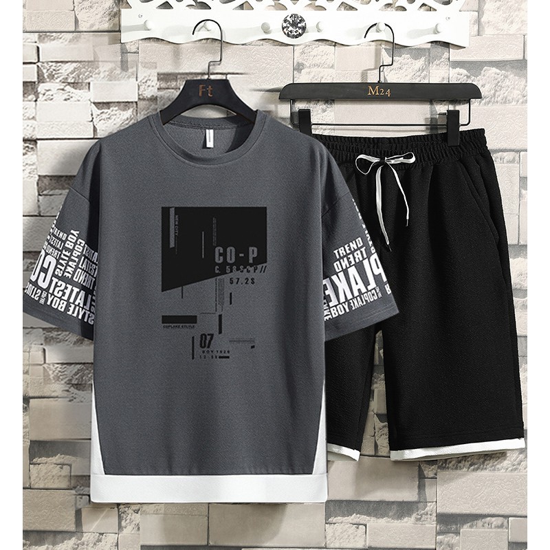 Bộ Quần Áo Thể Thao Nam, Set Bộ Mùa Hè 2021 - SL07 | BigBuy360 - bigbuy360.vn
