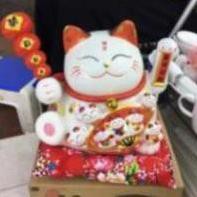 [RẺ NHẤT SHOPEE] Mèo Thần Tài Maneki Nhật Bản, Cao 20cm