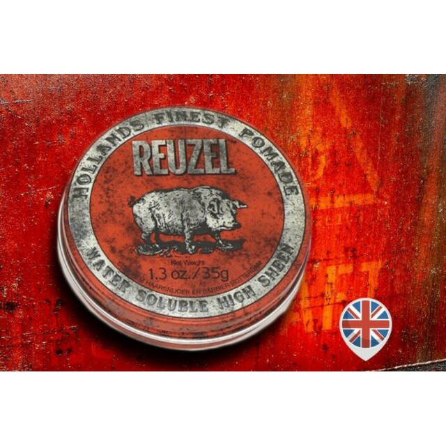 Sáp Vuốt Tóc Reuzel Red Pomade Chính Hãng - Pomade Heo Đỏ