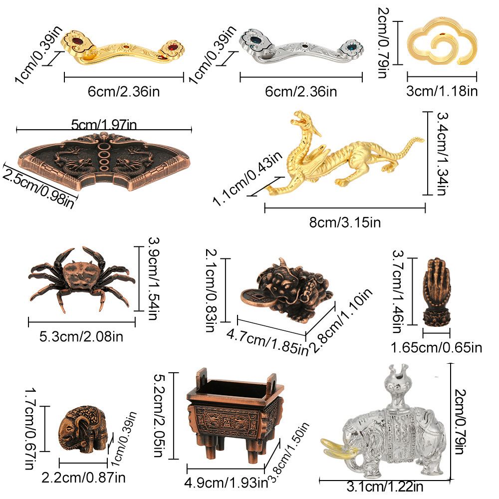 Giá đỡ đốt trầm hương bằng hợp kim kẽm hình đám mây voi trang trí nhà cửa