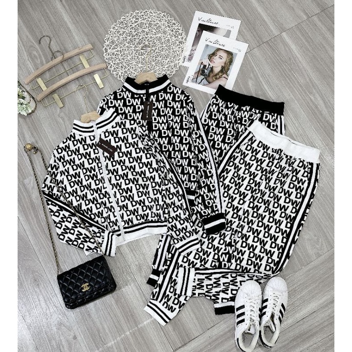 BỘ THỂ THAO CỔ KHOÁ DW 2 MÀU