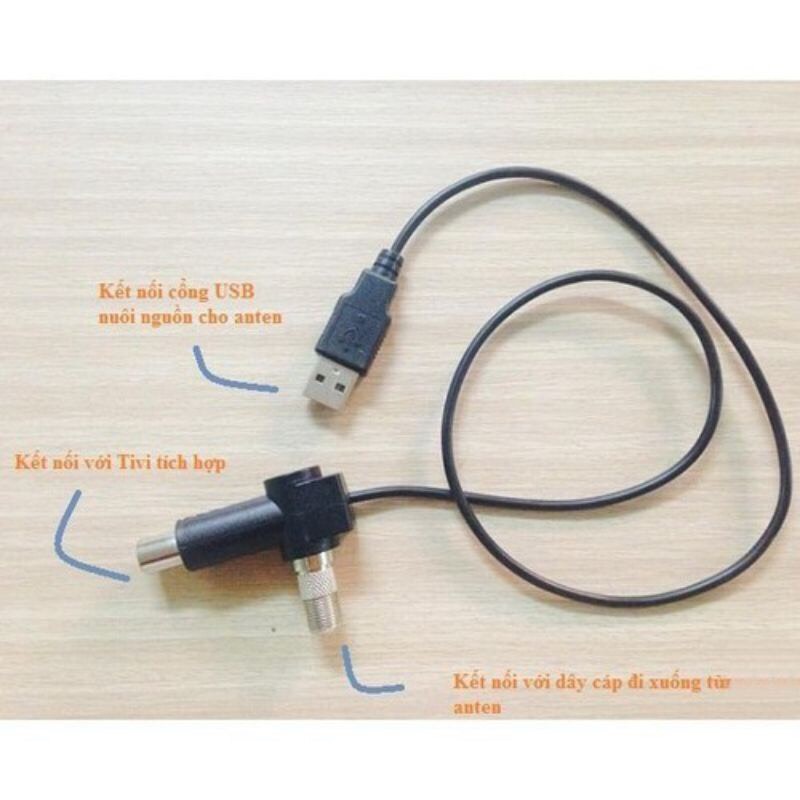 Dây cấp nguồn 5V cho anten khuyếch đại, anten tivi