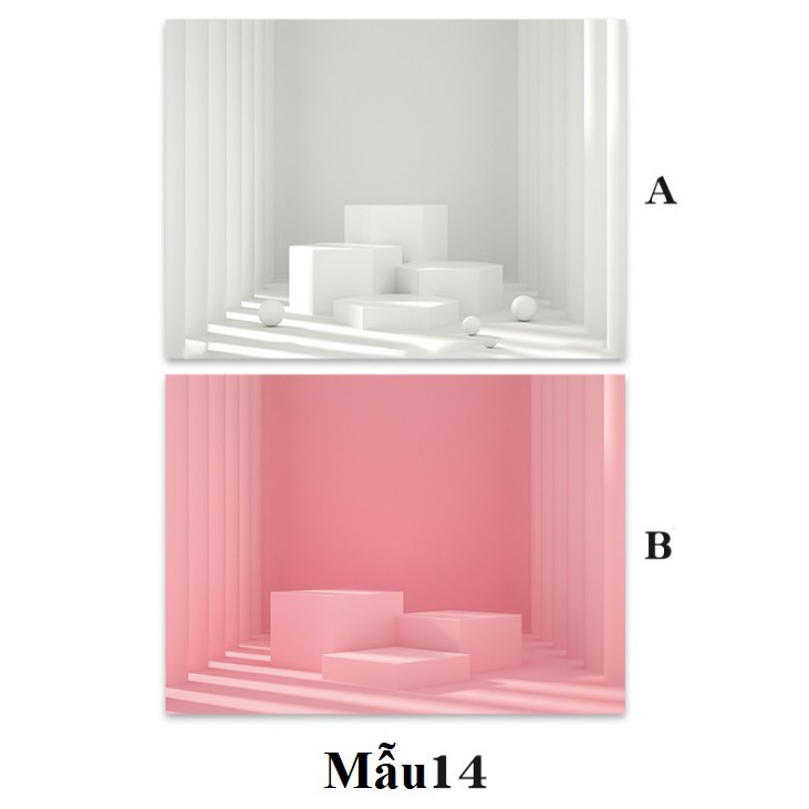 Phông Nền Chụp Ảnh, Thảm Chụp Ảnh 3D 2 Mặt Bìa Cứng Kháng Nước Hình 3D In Sắc Nét Mẫu 14