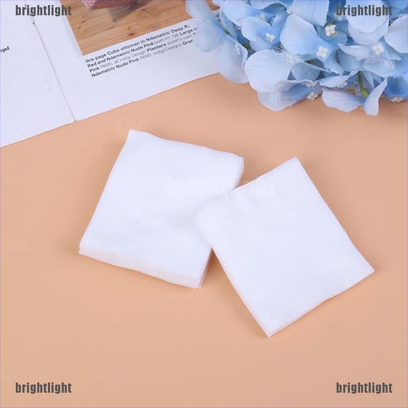 Bộ 100 Bông Cotton Tẩy Trang Làm Sạch Sơn Móng Tay Acrylic