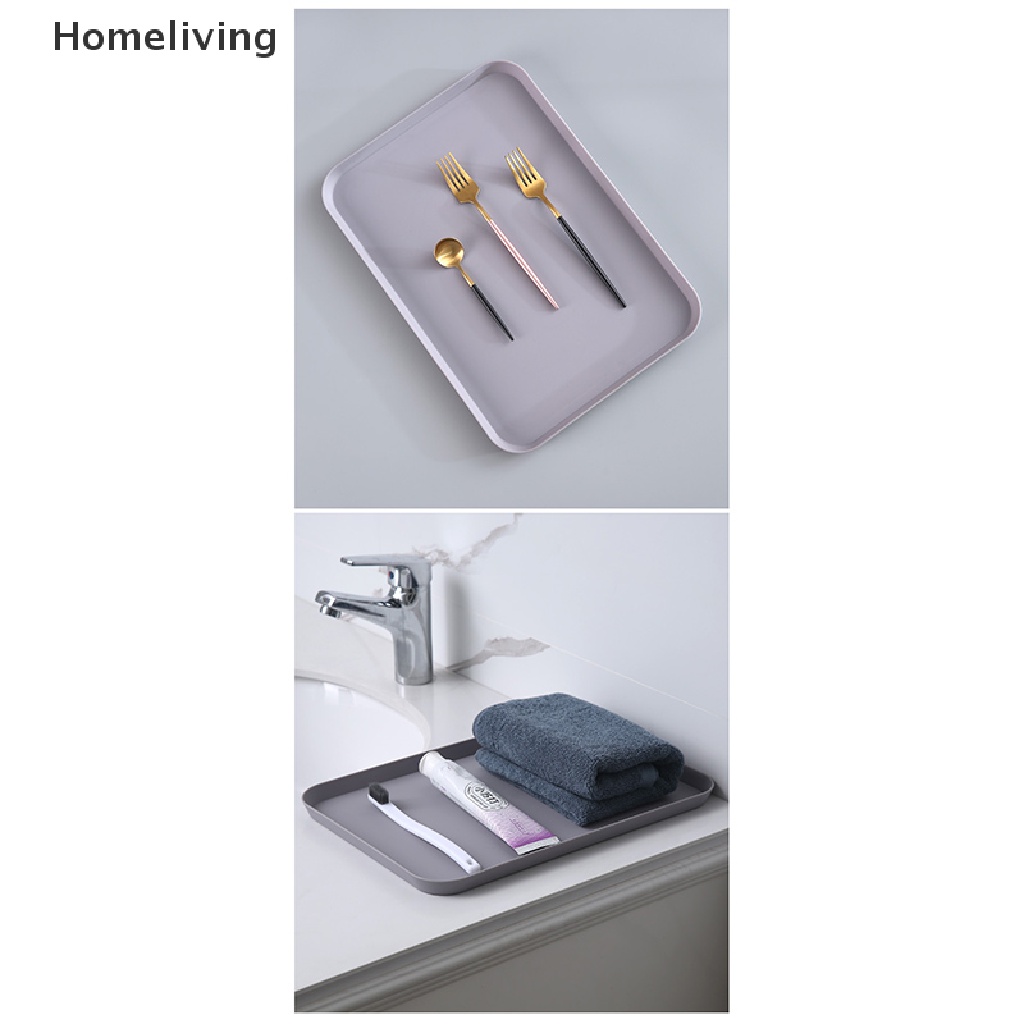 Khay Nhựa Đựng Trái Cây Hình Chữ Nhật Phong Cách Bắc Âu