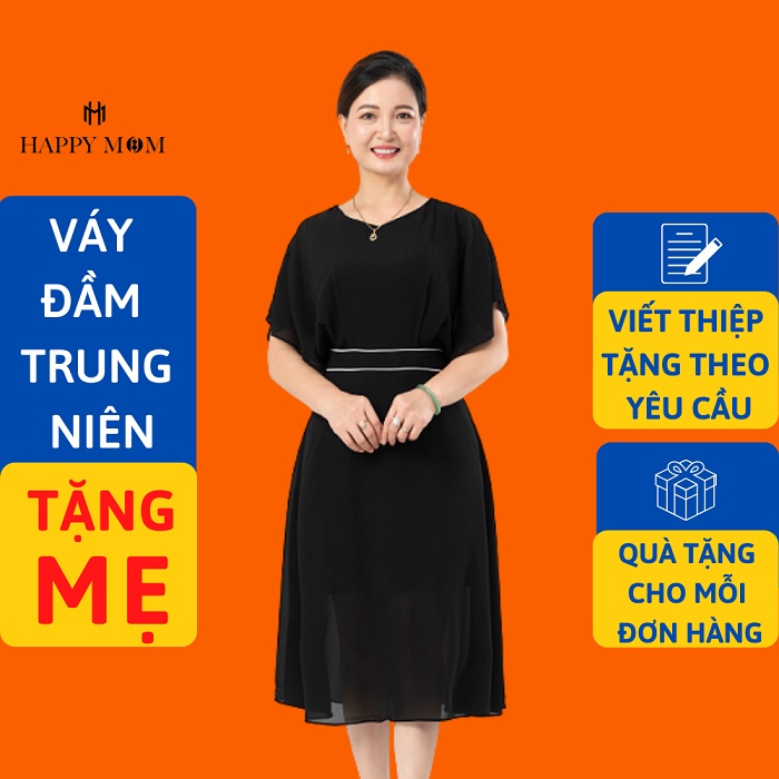 TOP mẫu đầm trung niên đẹp nhất hiện nay, TOP mẫu đầm trung niên sang trọng nhất - HAPPY MOM - Đầm trung niên tặng mẹ