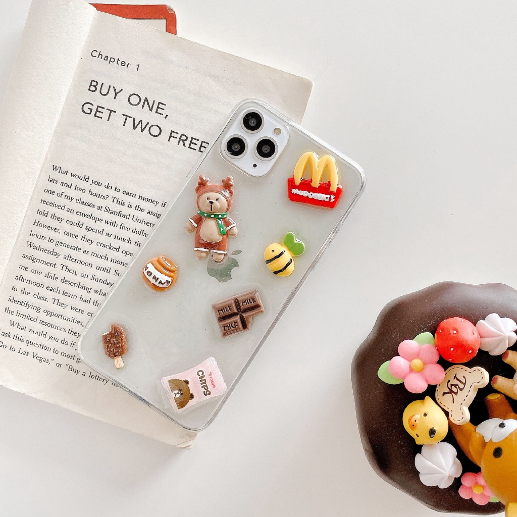 Ốp Điện Thoại Hình Bánh Quy Sô Cô La Cho Iphone 11 Xs 7 / 8 Plus Xr | BigBuy360 - bigbuy360.vn