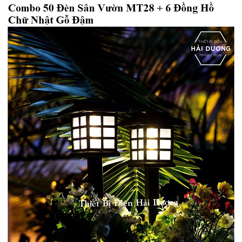 Combo đèn sân vườn mt28 - các combo mặt trời theo khách hàng yêu cầu