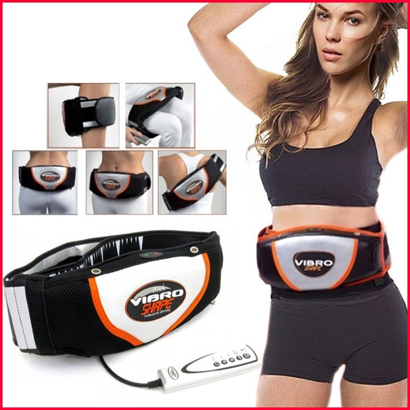 Đai rung nóng giảm mỡ bụng Vibro Shape , Máy mát xa