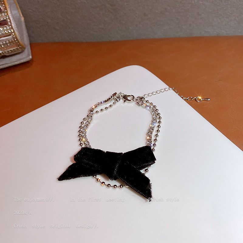 Vòng Đeo Tay Hai Lớp Đính Đá Thời Trang Hàn Quốc Dành Cho Nữ | BigBuy360 - bigbuy360.vn