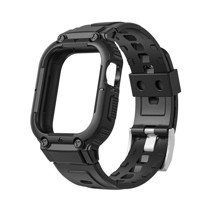 Ốp Dây Đeo Đồng Hồ Bằng TPU Silicone 44mm 45mm 42mm 40mm 38mm Cho Iwatch Series 7 6 5 4 3 SE