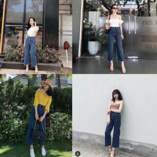 QUẦN CULOTTES JEANS TUA LAI