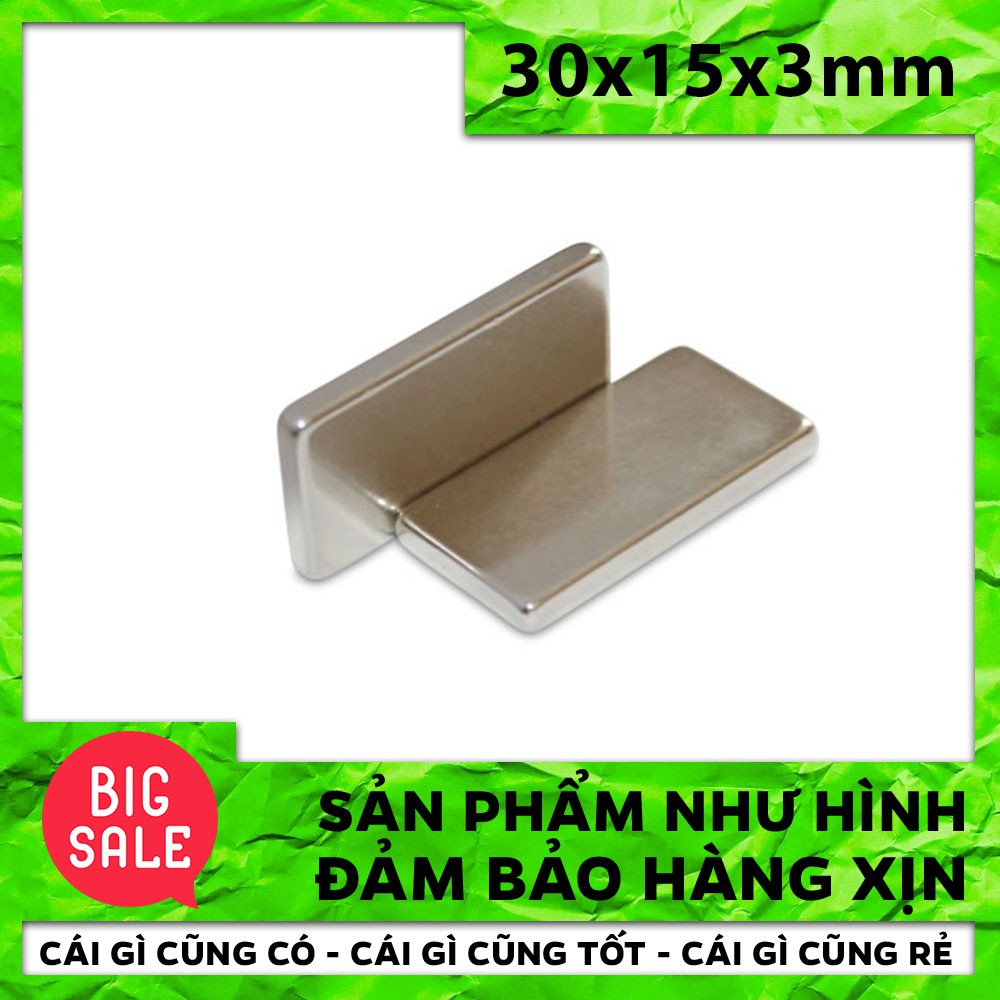 Đồ chơi đạo cụ ảo thuật cận cảnh thần kỳ: Nam châm F 30 x 15 x 3