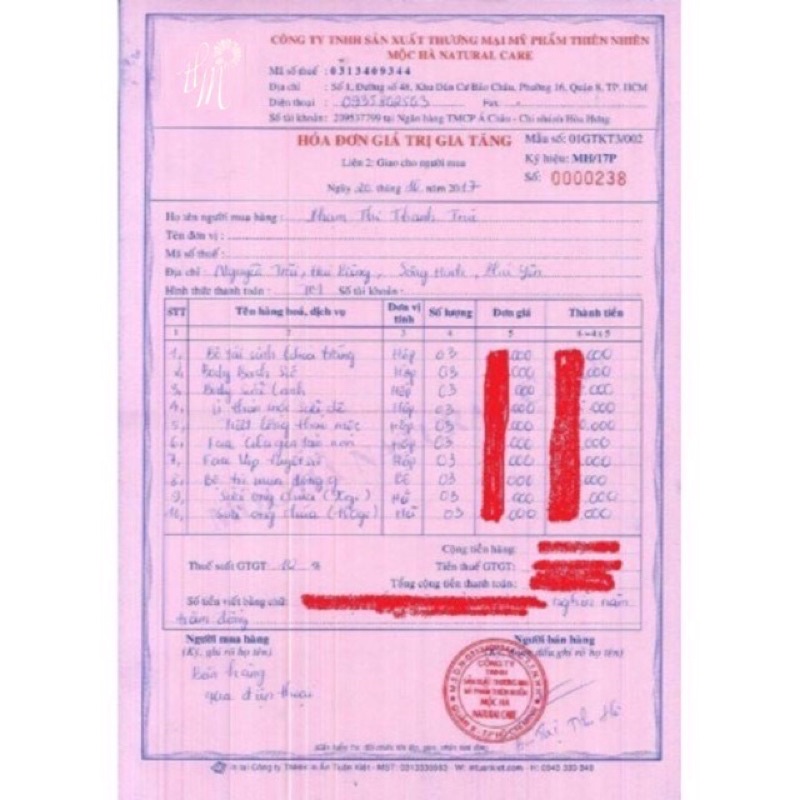 Face đa tác động hm 30g