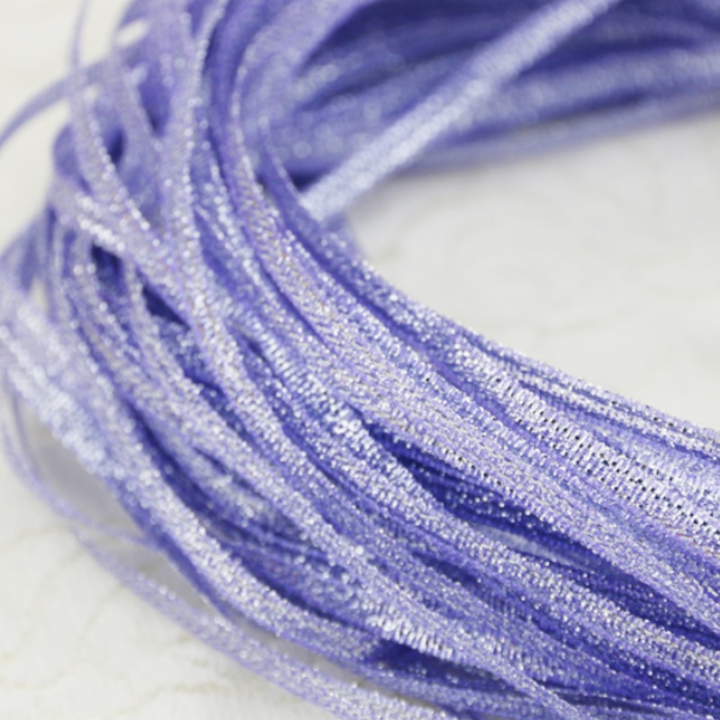 Cuộn Dây Ruy Băng Kim Tuyến Rộng 3mm Dài 20 Yards Màu Vàng / Bạc Trang Trí Giáng Sinh / Năm Mới