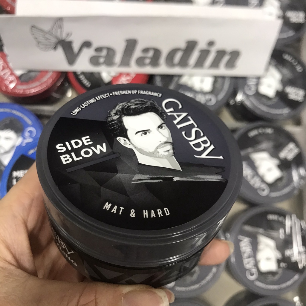 Sáp Vuốt Tóc Nam GATSBY Side blow |Tough Spikes| Messy Layer 75g -Xáp vuốt tóc